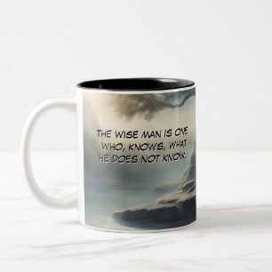 Schatten van de Tao Te Ching 002 Tweekleurige Koffiemok
