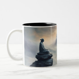 Schatten van de Tao Te Ching 013 Tweekleurige Koffiemok