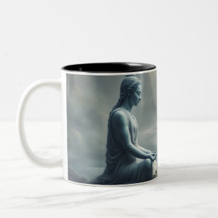 Schatten van de Tao Te Ching 017 Tweekleurige Koffiemok