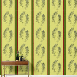 Schatten van de zomer (B) op een Behang