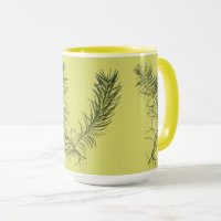 Schatten van de zomer op een Mok - B