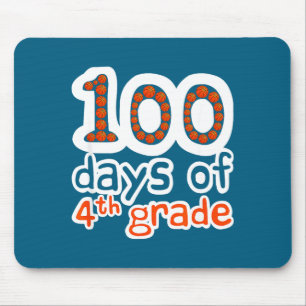 Schattig 100 Sport Grade Dagen Dag 4e 100e School Muismat