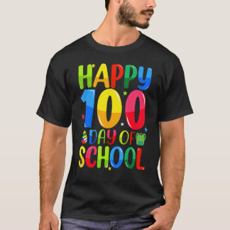 Schattig 100ste dag van school leraren kinderen ki t-shirt