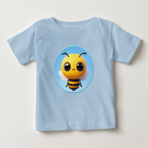 Schattig 3D-cartoonbij-personage