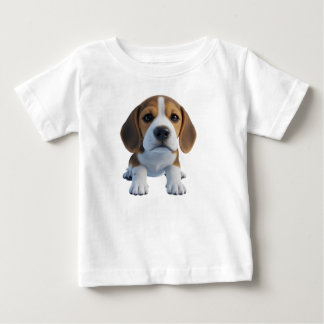 Schattig 3D weergegeven Beagle-hondje karakter