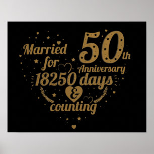 schattig 50e Jubileum Poster