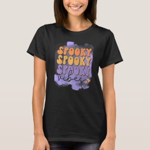 Schattig 60s 70s Tie Dye Griezelige Vibes Kostuum  T-shirt