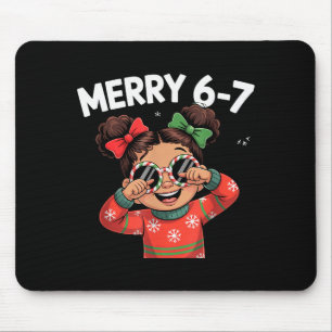 Schattig 6 7 Zes Zeven Meme Kerst Vrouwen Mannen K Muismat