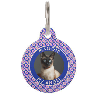 Schattig aangepast kattenmoeder cadeau etnisch pat huisdierpenning
