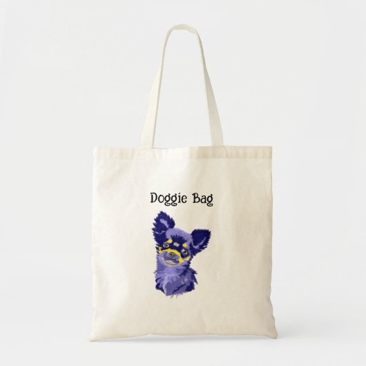 Schattig Abstract Chihuahua Tote Bag (Voorkant)