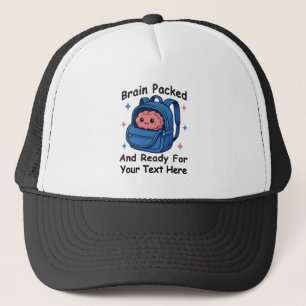 Schattig Achter-de-Start Customiseerbare “Hersenen Trucker Pet