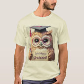 Schattig Afstuderen Uil - Look Whooo Afgestudeerd! T-shirt (Voorkant)