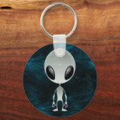 Schattig Alien Sleutelhanger (Voorkant)