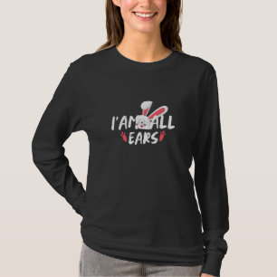 Schattig Alle oren Konijntje Paasei Konijntje Mann T-shirt