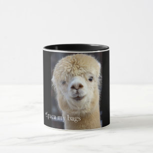 Schattig Alpaca-gezicht Mok