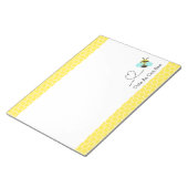 Schattig als een bij, Honingraat Patroon Notitieblok (Schuin)