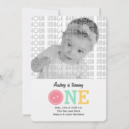 Schattig als een knop (Roze) Kaart (Voorkant)