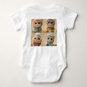 Schattig als een knopje romper (Achterkant)