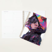 Schattig anime catgirl planner (Display)