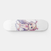 schattig, anime konijntje Pasen Skateboard (Horizontaal)