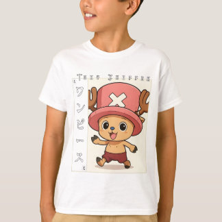 Schattig Anime Rendier Karakter met Rode Medicijn T-shirt