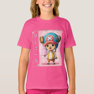 Schattig Anime Rendier Karakter met Rode Medicijn T-shirt
