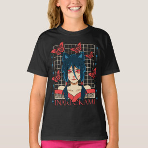 Schattig Anime Vlinder Meisje T-Shirt Japans Est