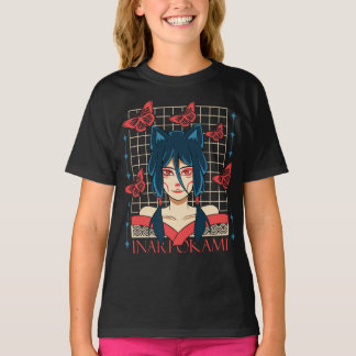 Schattig Anime Vlinder Meisje T-Shirt | Japans Est
