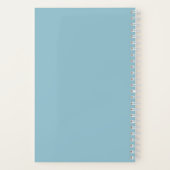 Schattig anti-valentijnsdag Doodle-patroon Notitieboek (Achterkant)