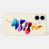 Schattig aquarel bloemendesign Case-Mate iPhone case (Achterkant (horizontaal))