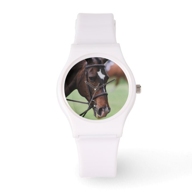 Schattig Arabisch Paard Horloge (Voorkant)