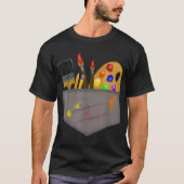 Schattig artiest kostuum - Art Painter Paint Brush T-shirt (Voorkant)