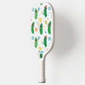 Schattig augurken spelen Pickleball Paddle (Links)