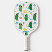 Schattig augurken spelen Pickleball Paddle (Voorkant)