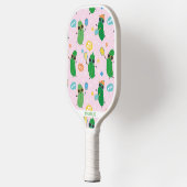 Schattig augurken spelen Pickleball Paddle (Links)