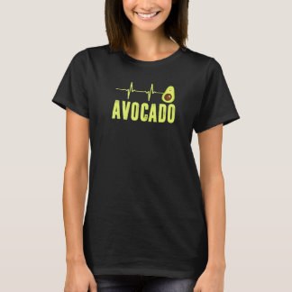 Schattig Avocado Hartslag Veganistisch Voor Mannen T-shirt