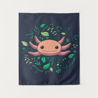 Schattig Axolotl Cadeau| Axolotl Voor Verjaardag  Wandkleed