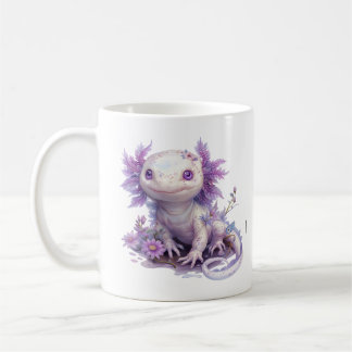 Schattig Axolotl-teken met zomertekstontwerp Koffiemok