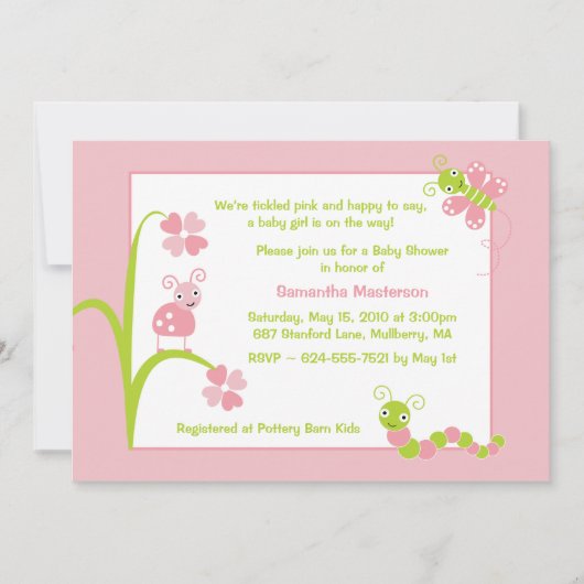 Schattig Baby Baby shower Kaart (Voorkant)