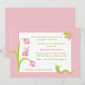 Schattig Baby Baby shower Kaart (Voorkant / Achterkant)