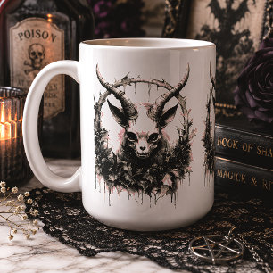 Schattig Baby Baphomet Occult Gothisch Koffiemok