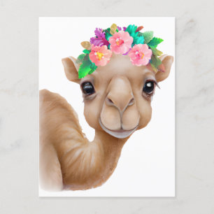 Schattig Baby Camel Briefkaart