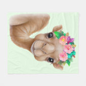 Schattig Baby Camel Fleece Deken (Voorkant (Horizontaal))