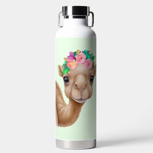 Schattig Baby Camel Waterfles (Voorkant)