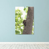 Schattig Baby Canvas Afdruk (Insitu (Houten vloer))