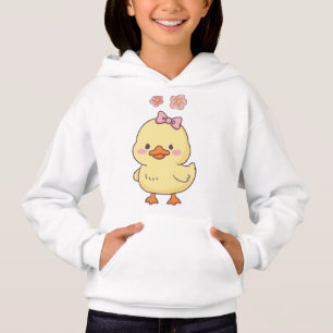 Schattig Baby Eend Meisjes Hoodie
