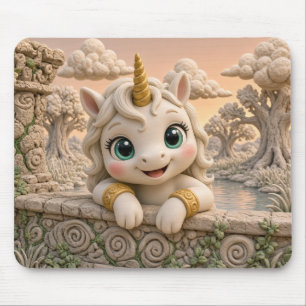 Schattig Baby Eenhoorn, Mythisch Muismat