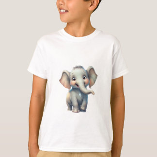 Schattig Baby Elephant design T-shirt