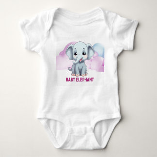 Schattig baby Elephant kinder T-shirt