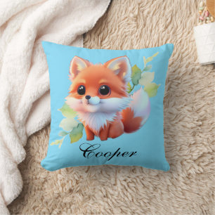 Schattig baby fox bos bosland vrienden botanisch kussen